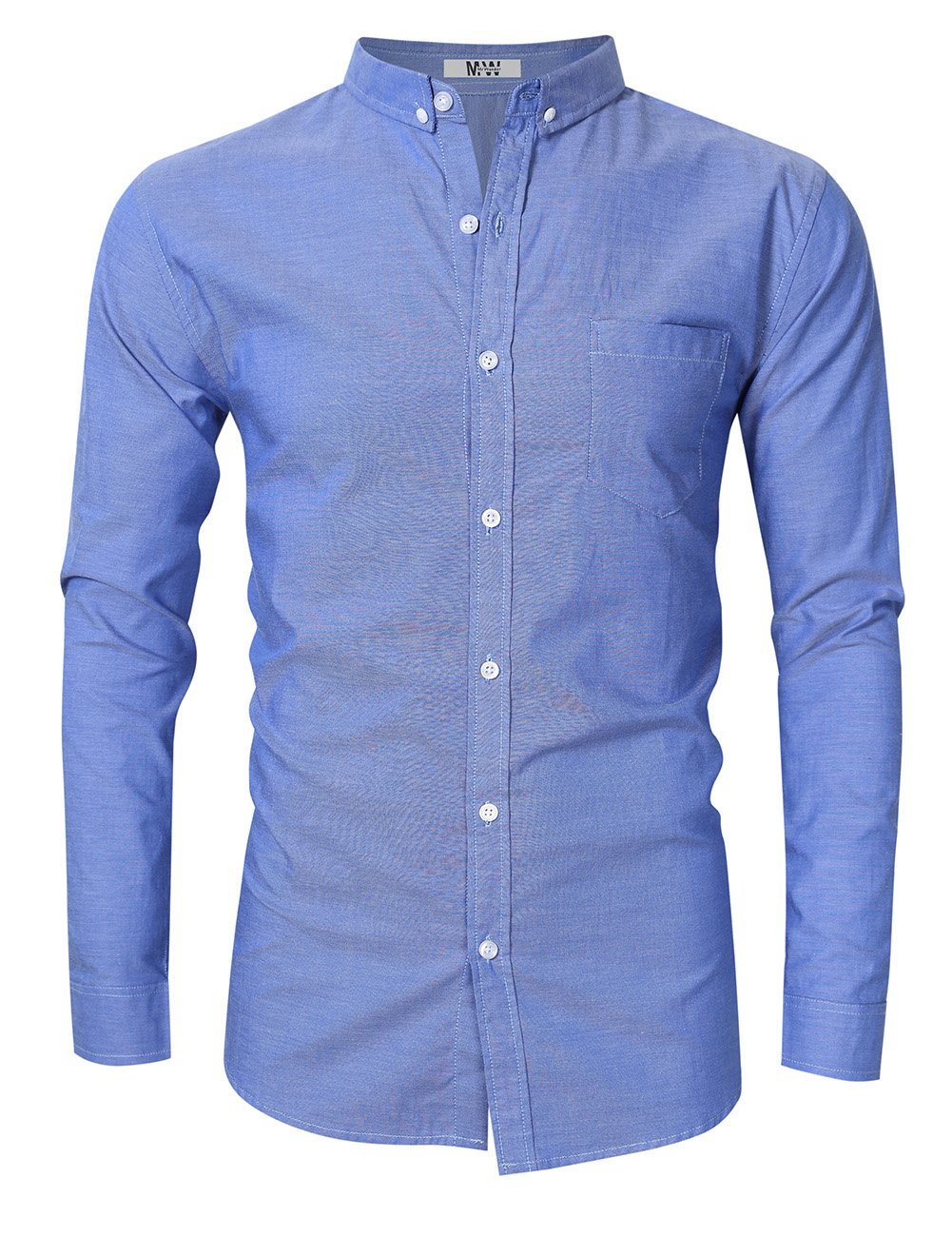 Mens Dress Shirts Regular Fit Long Sleeve Men Shirt Oxford Shirt