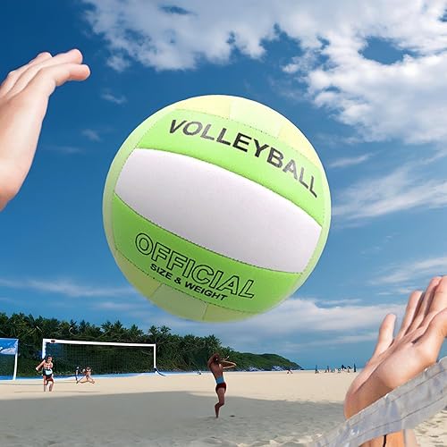 Miniatura 3 de Official Size 5 Volleyballs Soft Beach Ball Backyard Sand Game Training Competition Plays Gift Competition