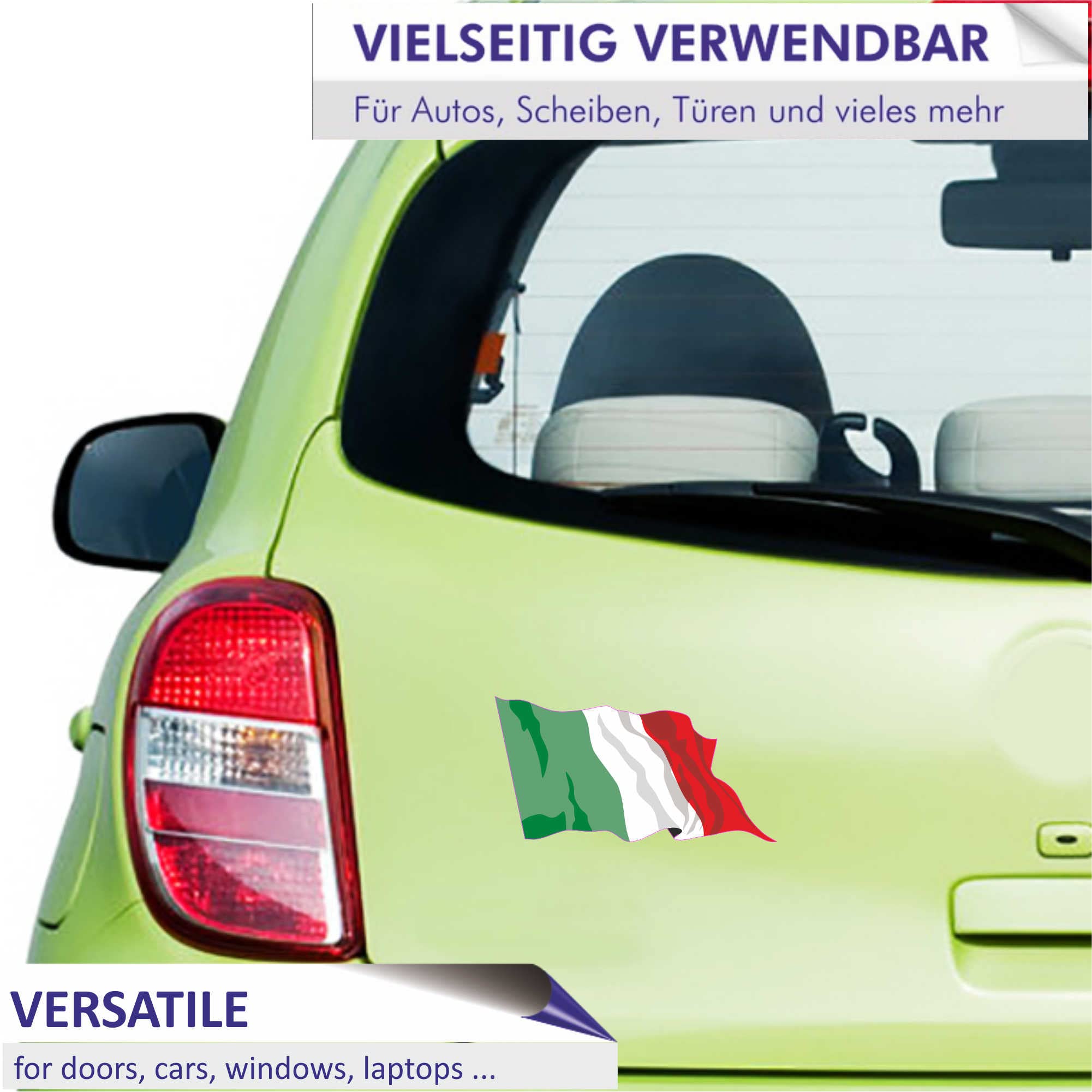 Adesivo per auto – Bandiera – Bornholm - liscio – tuning