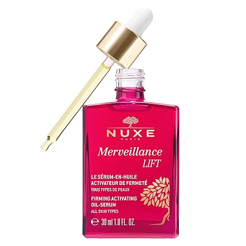Miniatura 9 de NUXE Merveillance Lift and Smooth - Suero facial antienvejecimiento con aceite de microalgas para reafirmar y rejuvenecer la piel, 1 onza líquida