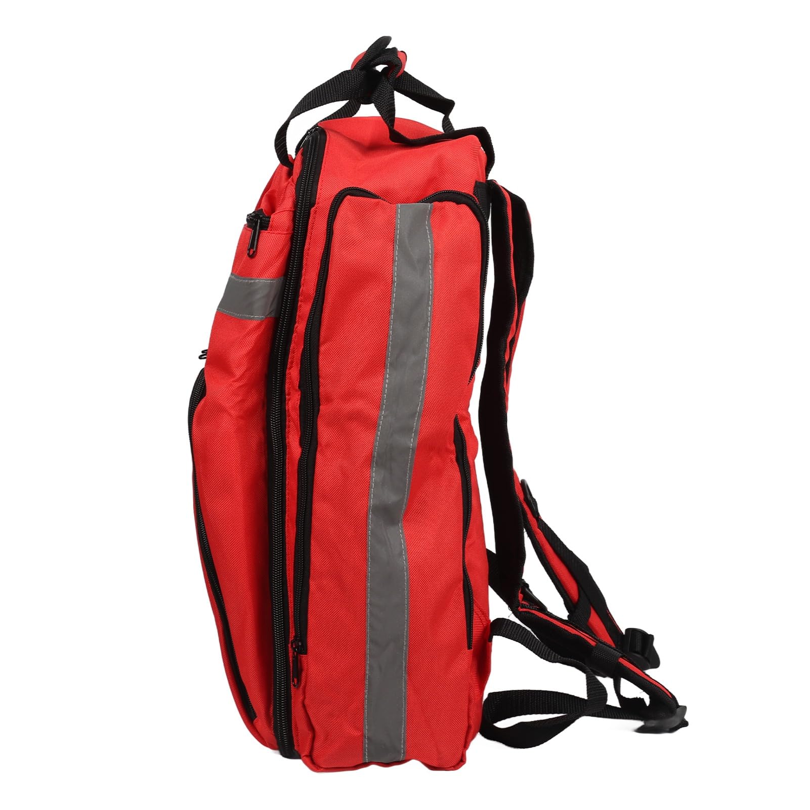 Tyenaza Bolsa De Emergencia para Exteriores, Bolsa De Primeros Auxilios con Rayas Reflectantes De Tela Oxford 600DPU para Acampar, Senderismo Y Coche