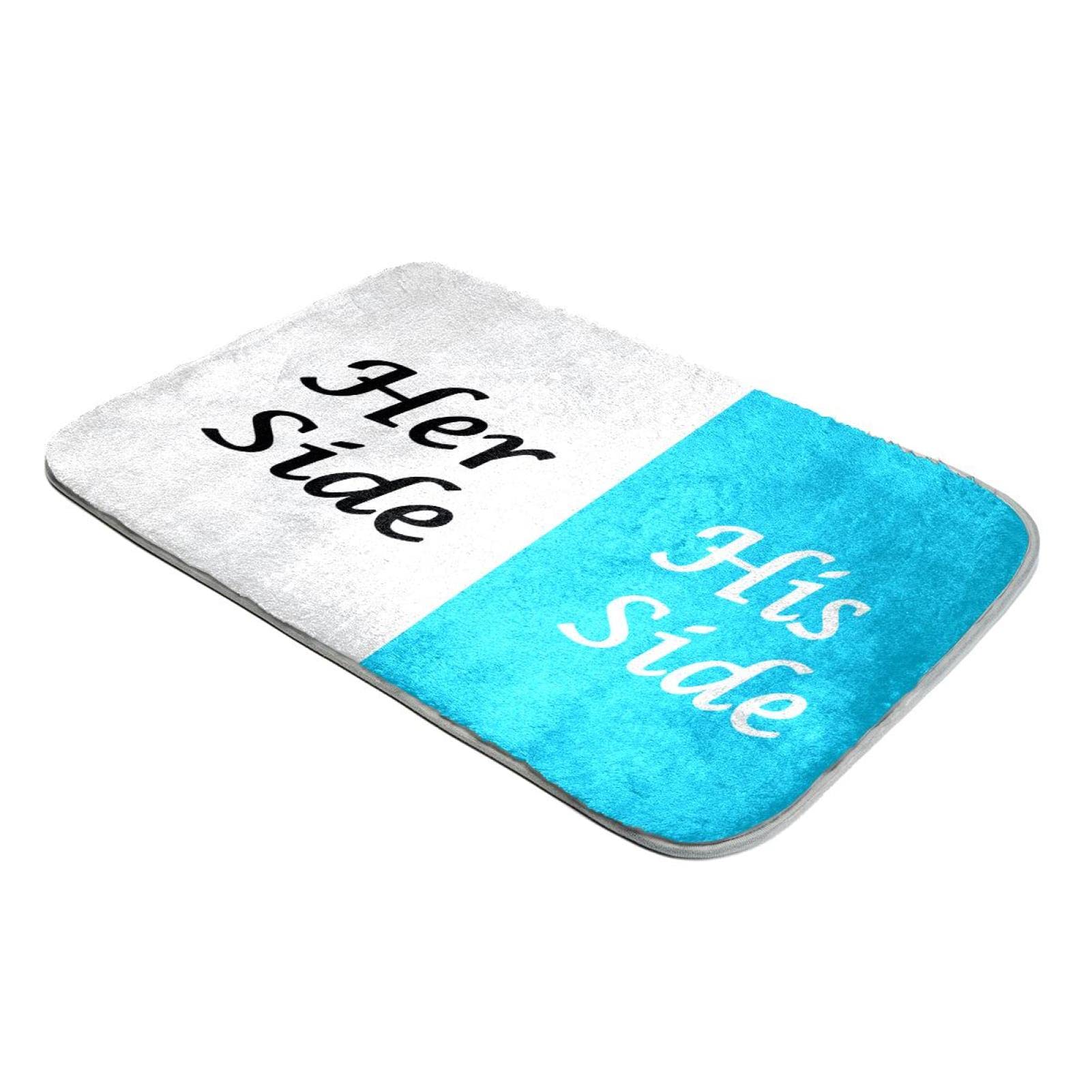 Tapis fausse fourrure ultra doux blanc bleu grand confort