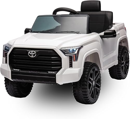 Coches para niños de 12 V para conducir, camioneta de vehículos eléctricos para niños, 2.4 G con control remoto para padres, tres velocidades