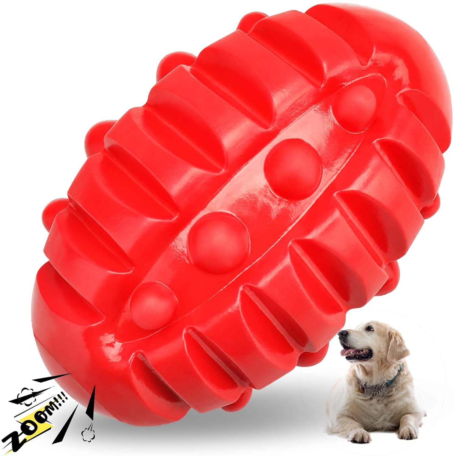 The Pets Company TPR Squeaker Rugby Ball, Puppy Interactive Toy (B096KX1SJW) Amazon Price History, Amazon Price Tracker