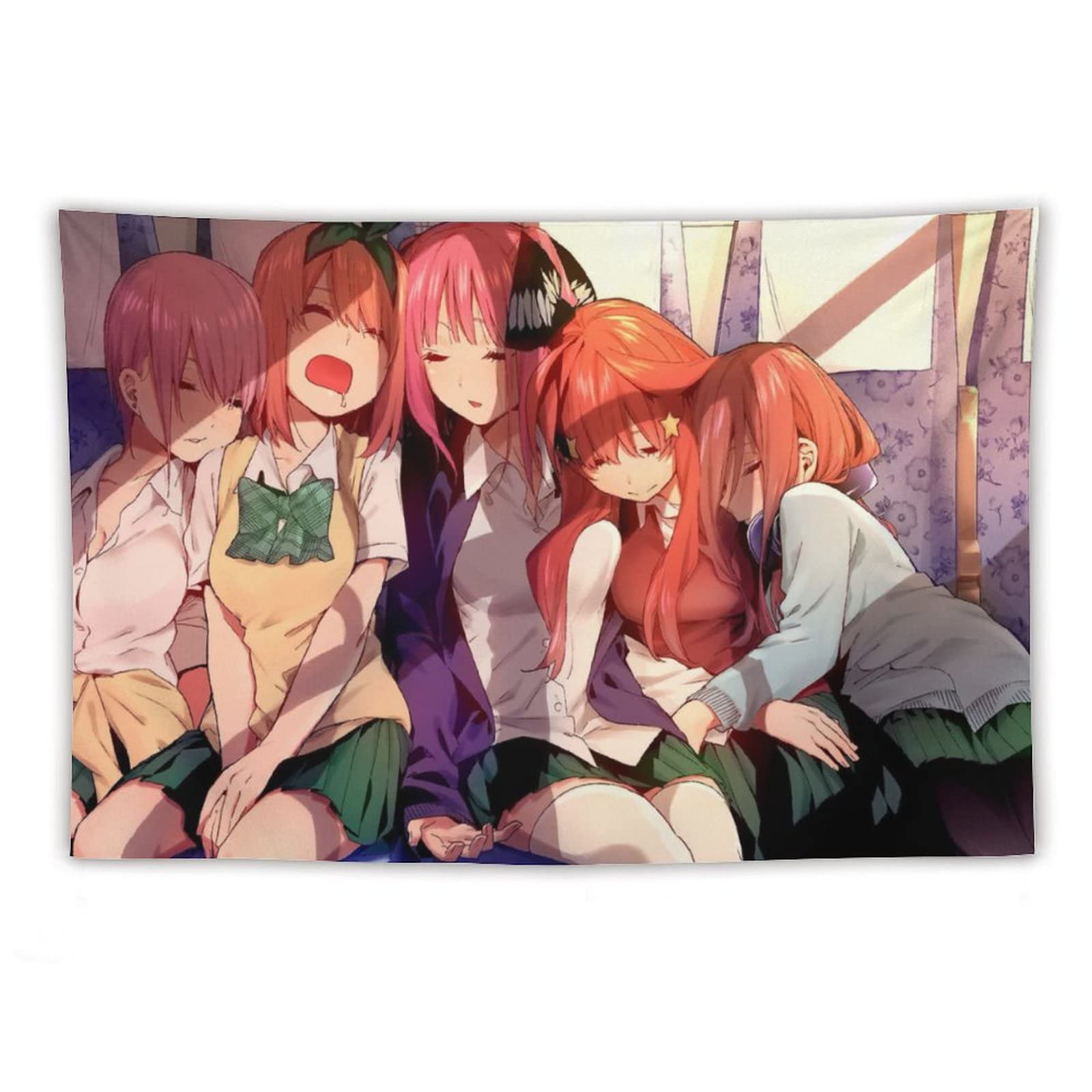 Amazon.co.jp: 五等分の花嫁 タペストリー アニメ 大判 布