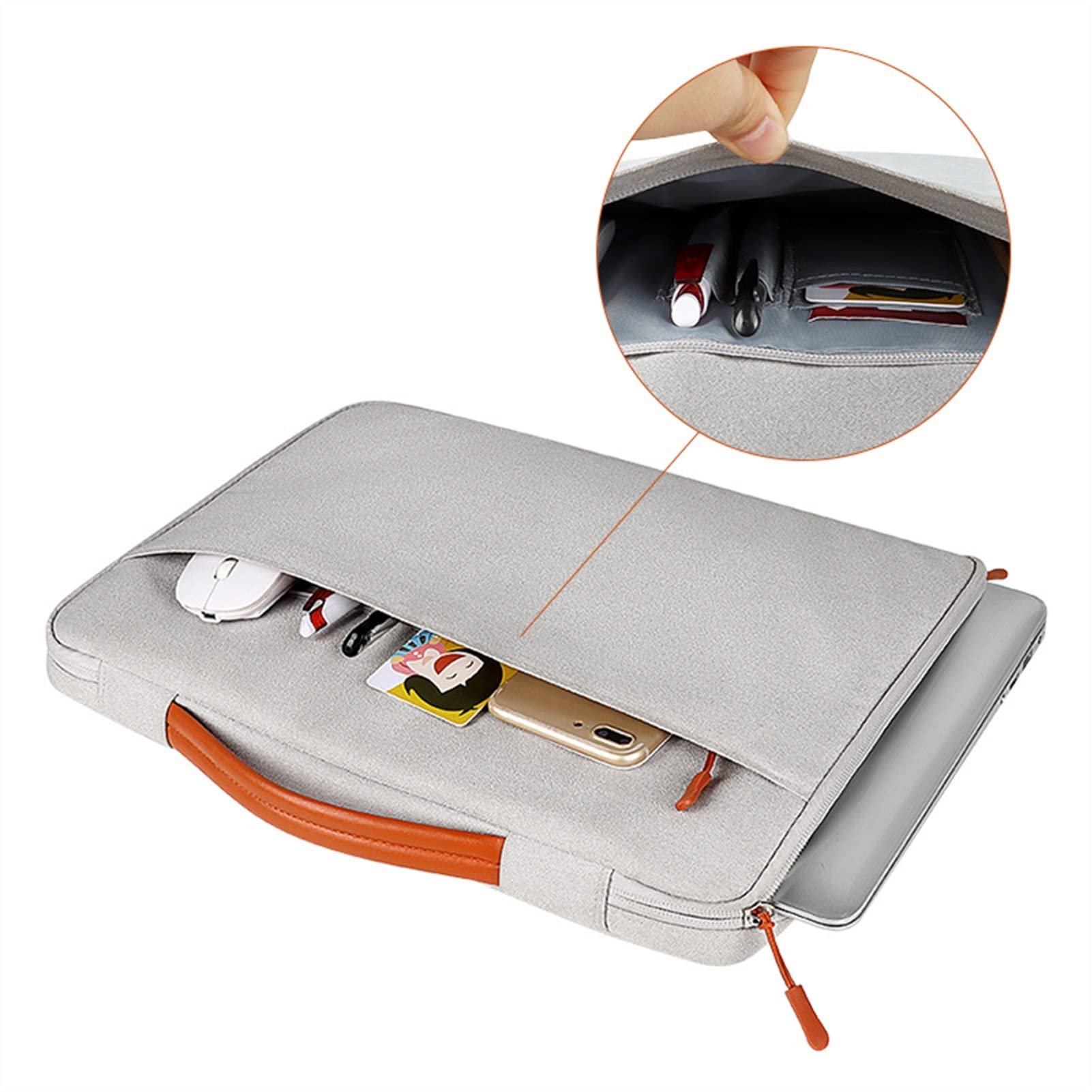 Torba na laptopa, przenośna, wodoszczelna osłona na laptopa, torba na notebooka 13,3, 14, 15, 15,6 cala, PC, torba ochronna na laptopa (kolor: 1, rozmiar: 13 cali)