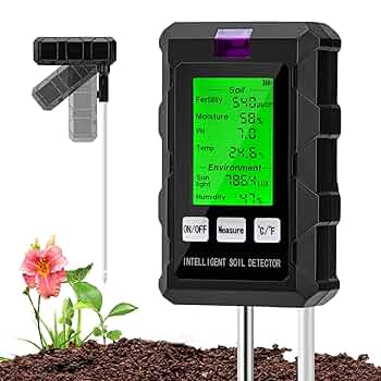 Amazon.co.jp: Mcbazel 6 in 1 土壌ph測定器 土壌の水分、pH