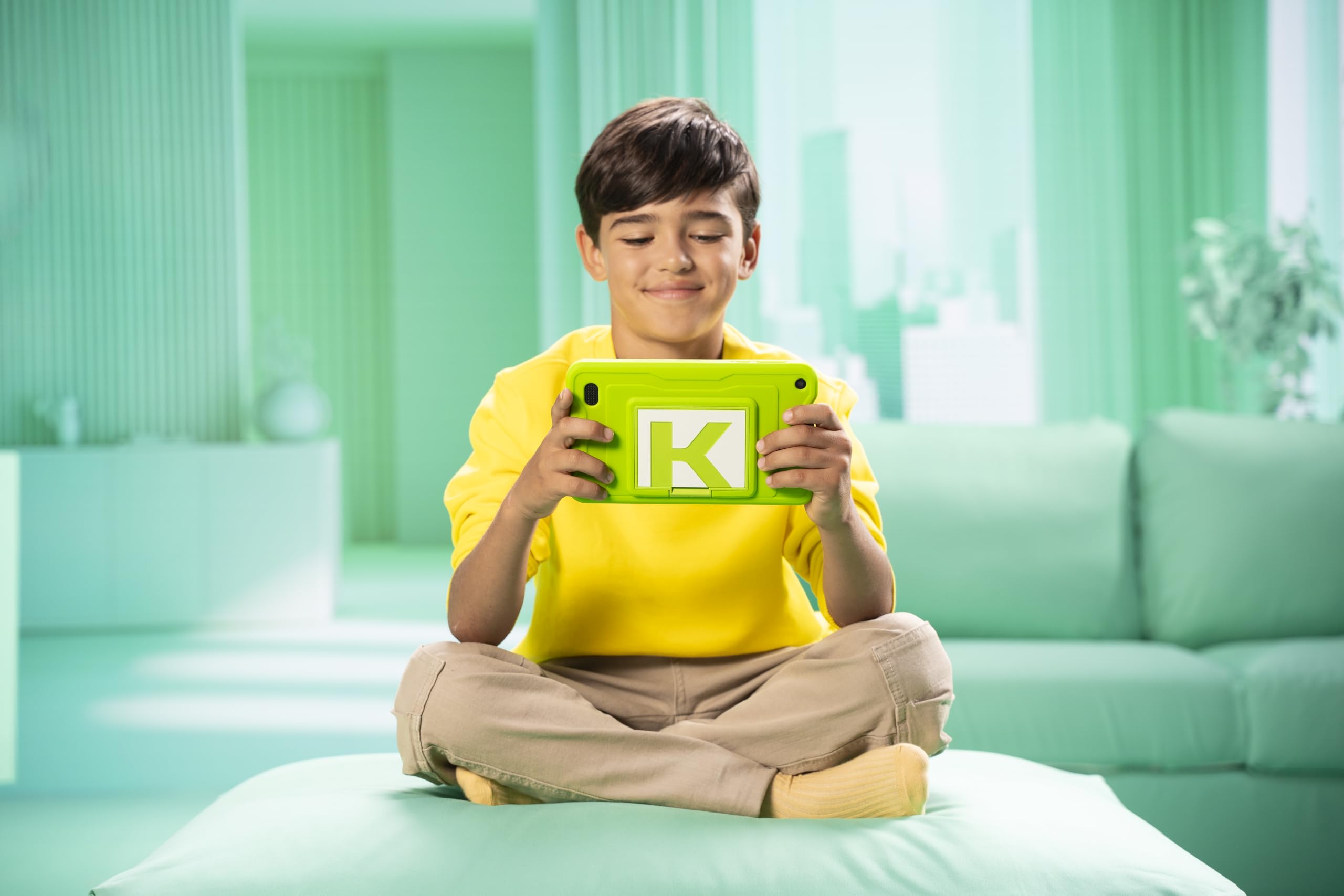 Kurio Gulli Motion Edition 32 GB Tableta de 7 Pulgadas para niños, Android 15, Control Parental Personalizable y navegador Seguro, más de 2 Horas de vídeos Gulli + 10 Juegos exclusivos incluidos