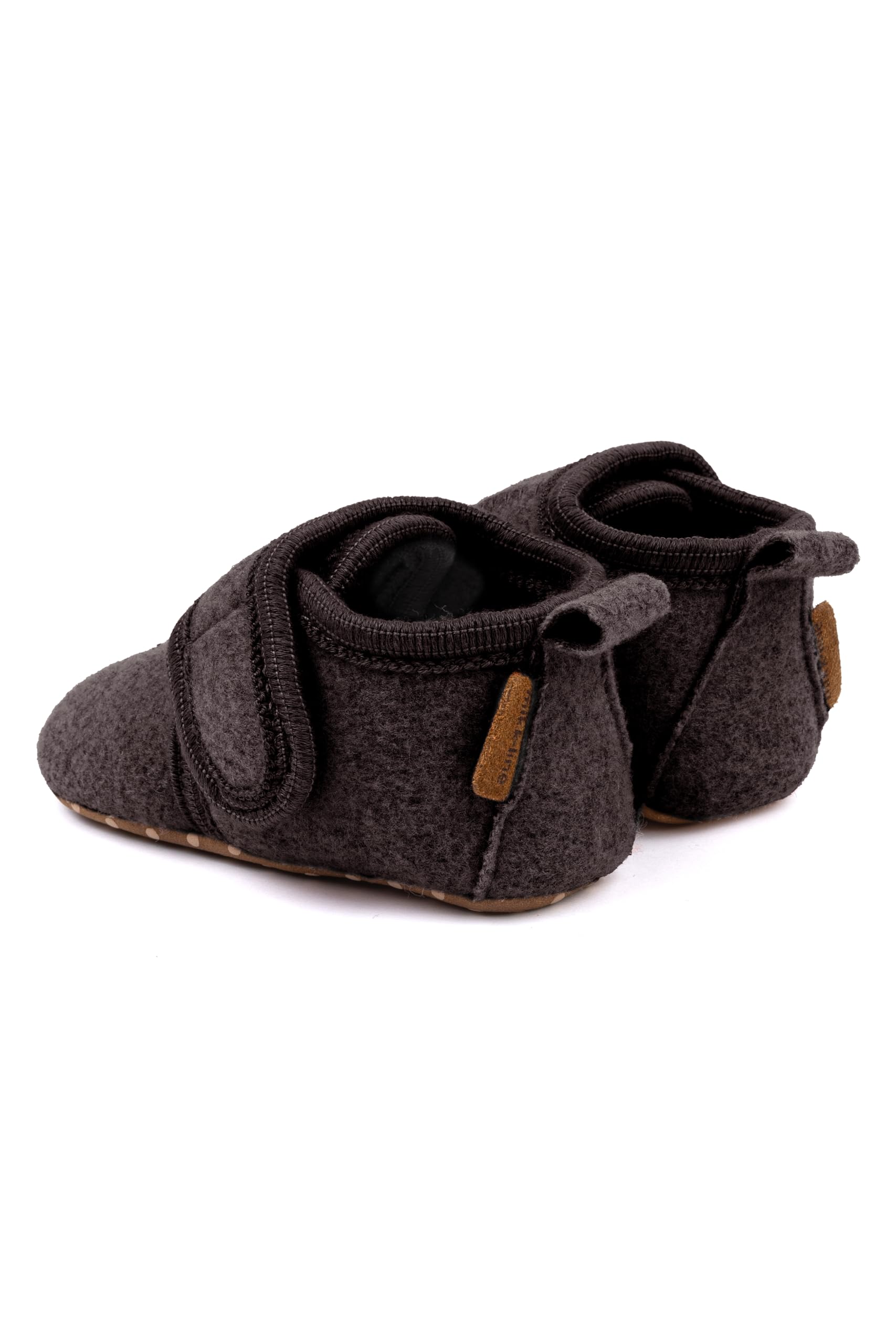 Mikk-line Zapatos de bebé para gatear – Zapatillas suaves con suela de ante de imitación antideslizante – Zapatillas cálidas de fieltro para niños y niñas – Perfecto para 0 – 48 meses