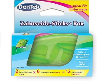 DenTek On the Go Zahnseide-Sticks, 2x 6 Stück