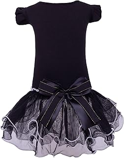 Cute Dog Wedding Bowtie Dress Shirts Roll Collar Doggy Pets Apparel Clothes Outfits for Small and Medium Dogs and Cats Birthday Holiday Party (Black, l)