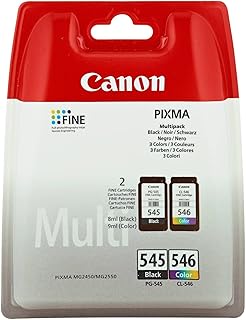 Canon Pack de 2 Cartouches PG 545 / CL 546 : Noir et Couleur (Emballage sécurisé)