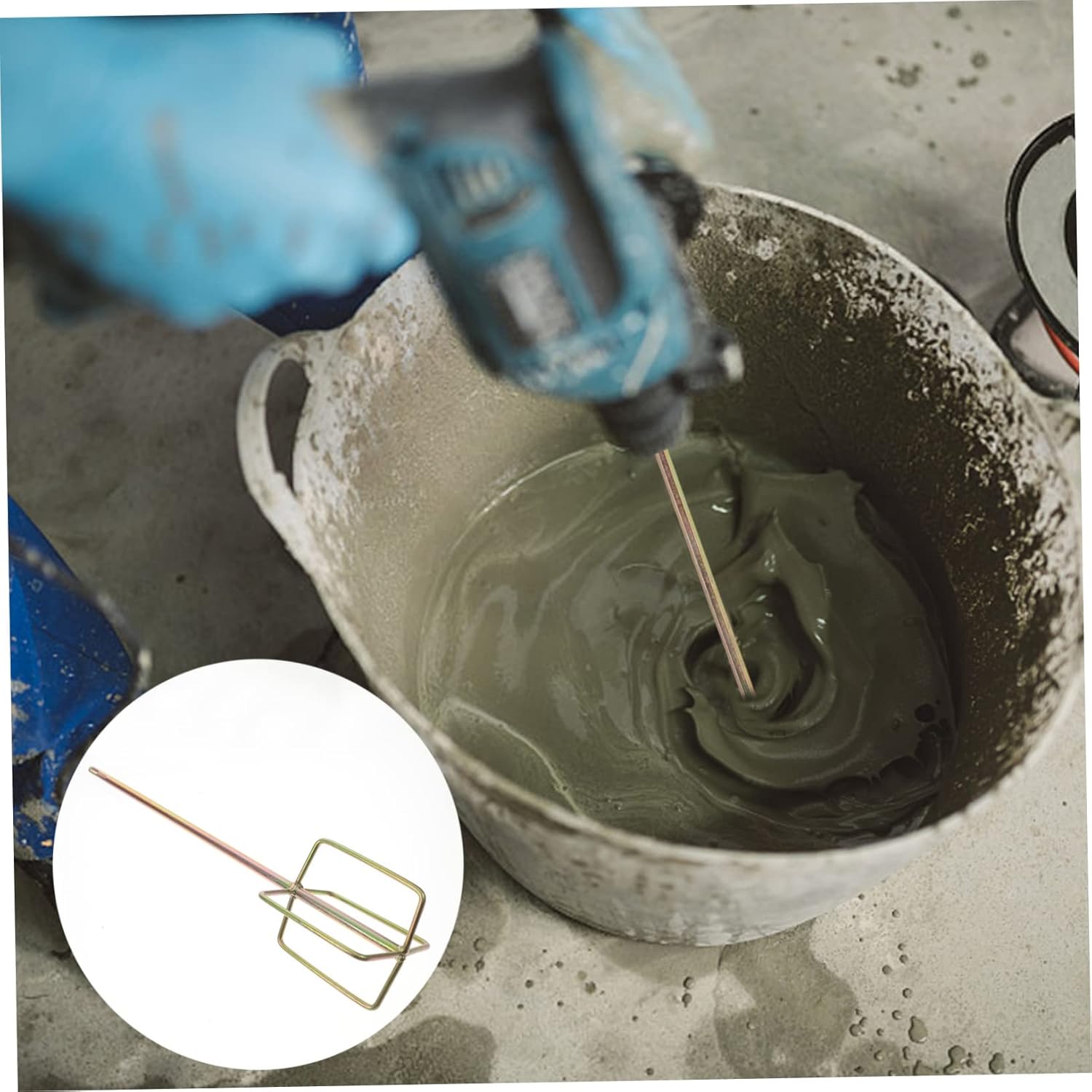 Epoxy Mixers Stirring Rods Electric Drill Stirring Rods for Paint Concrete Plaster Diy Projects