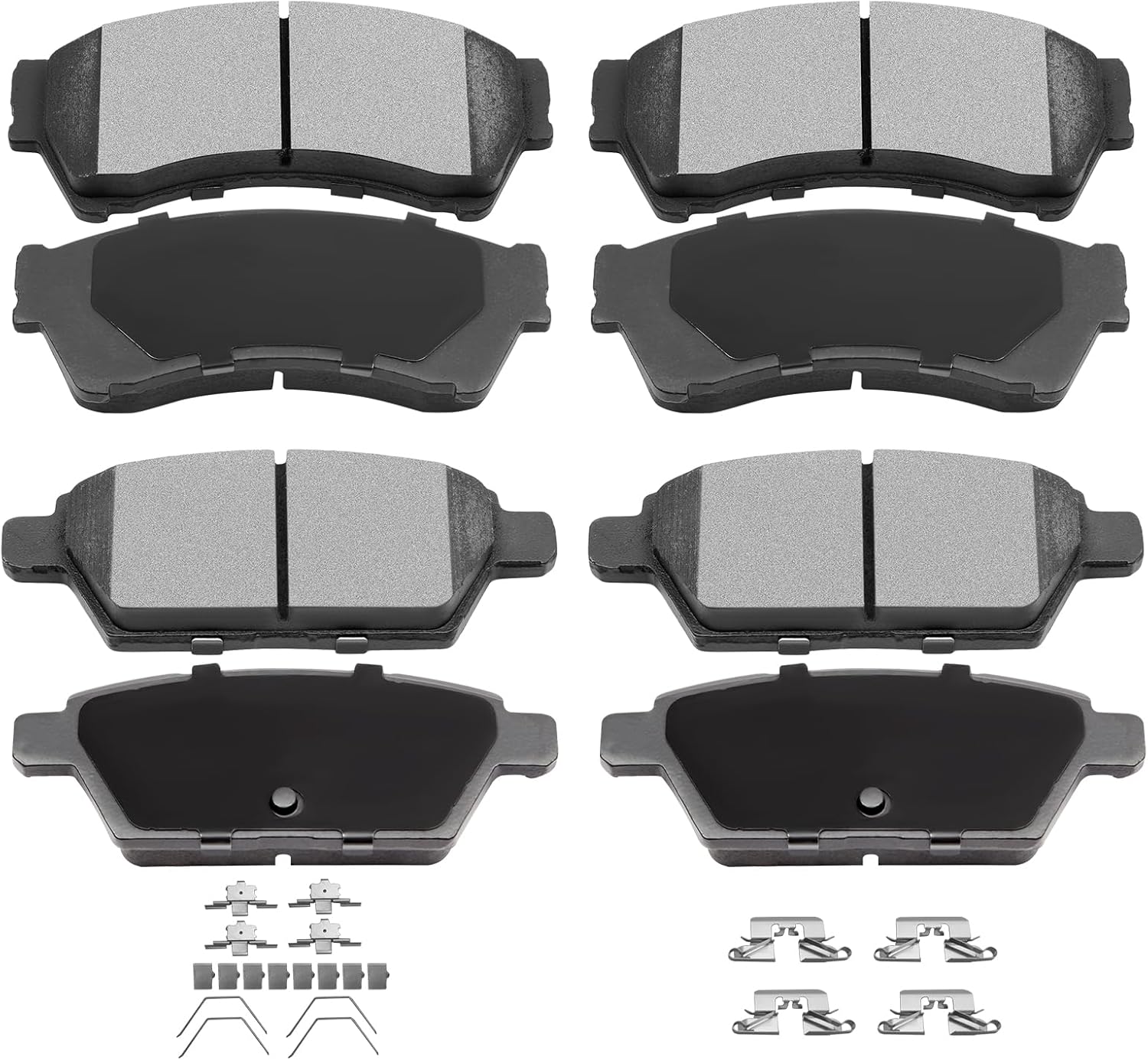 Brake Pads, ECCPP 8pcs Ceramic Disc Brake Kits fit for 2006-2012 for Ford Fusion, 2007-2012 for Lincoln MKZ, 2006 for Lincoln Zephyr, 2006-2013 for Mazda 6, 2006-2011 for Mercury Milan