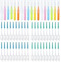 Vista 1 de 360PCS cepillos interdentales,Cepillo desechable de silicona blanda,Púas dentales flexibles Braces hilo dental herramientas de limpieza de dientes