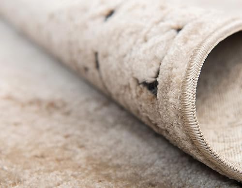 Miniatura 6 de Unique Loom Chateau Collection - Alfombra con textura tradicional envejecida, Beige