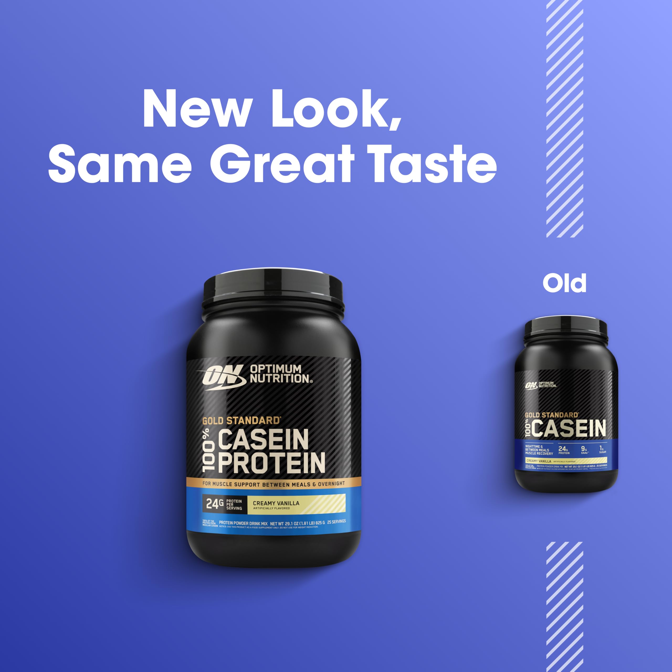 Optimum Nutrition Gold Standard 100% Proteine Caseina in Polvere, Gusto Vaniglia Cremosa, 924g, 28 Porzioni