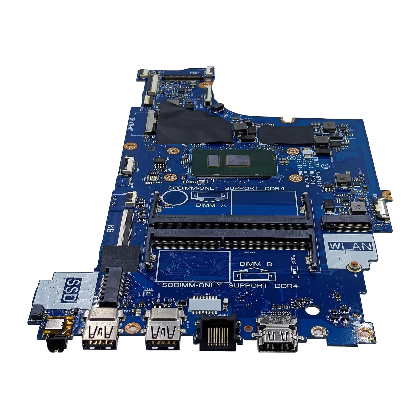 Amazon.com: Replacement for Dell Inspiron 3584 Motherboard EDI72
