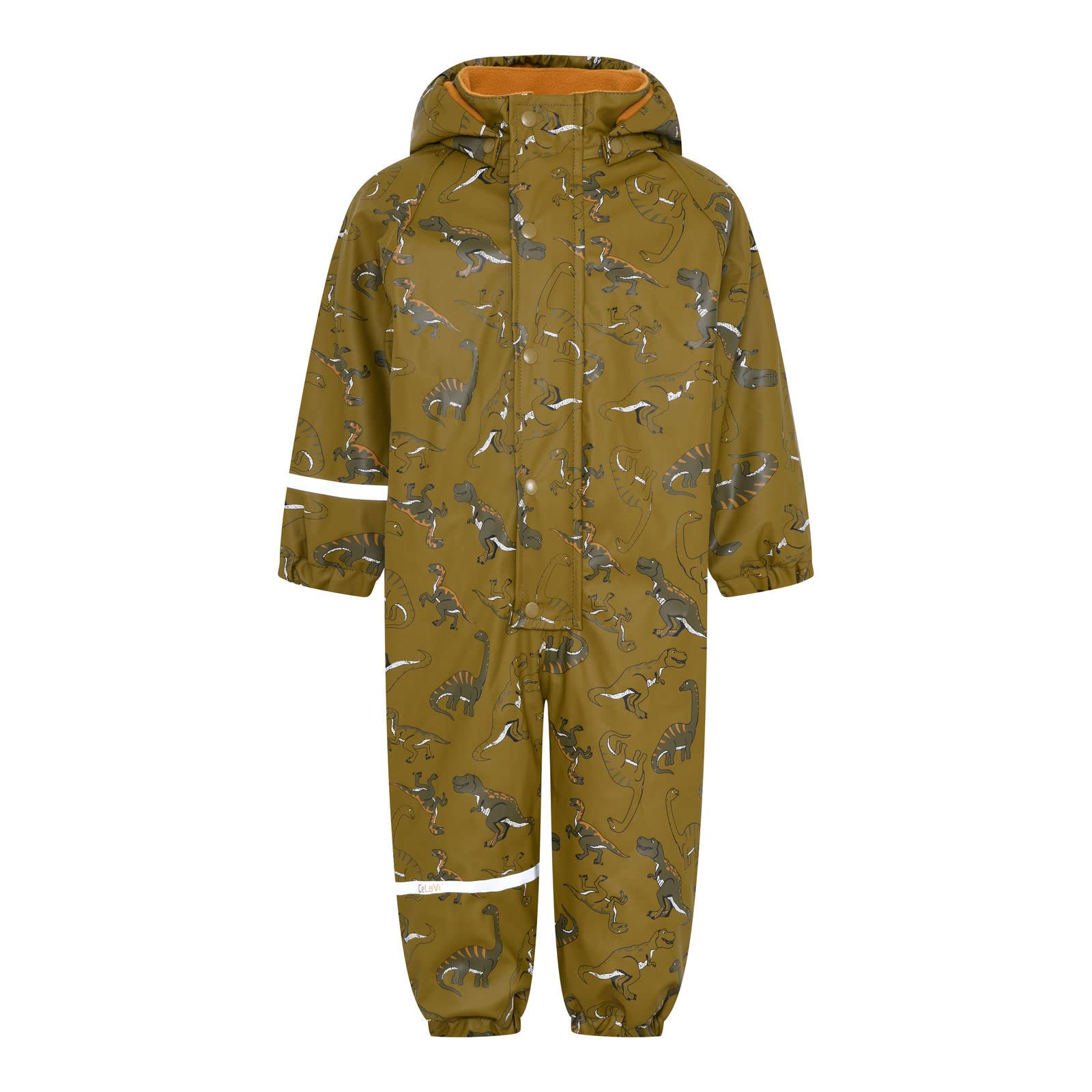 Celavi Unisex Kinder Regenanzug mit Fleece Rain Jacket