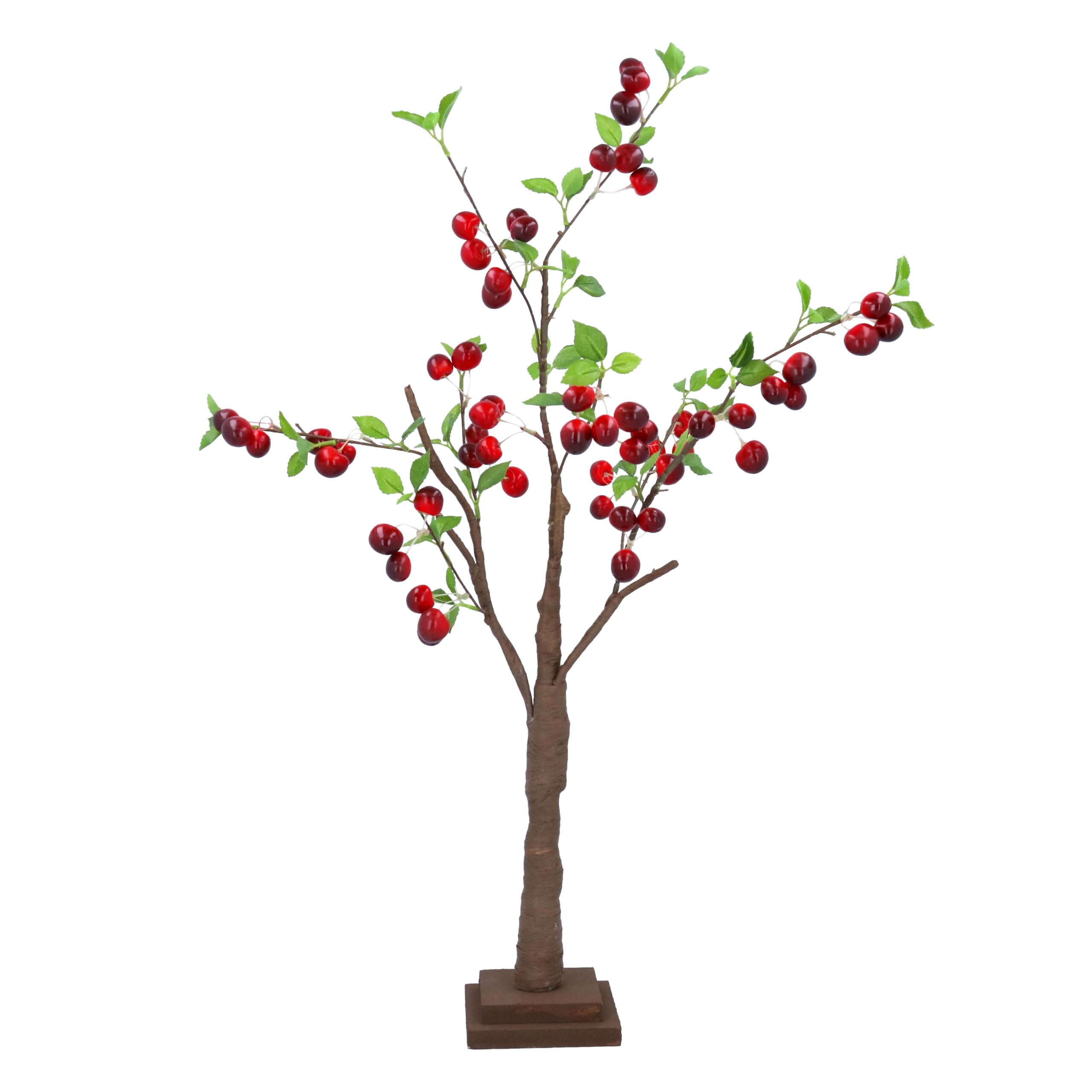 Gisela Graham Decorative Cherry Tree with Red Berries, 75cm