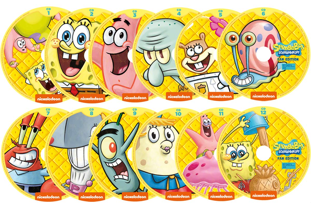 SpongeBob Schwammkopf - Fan-Edition - Die Original-Hörspiele zur TV-Serie 72 Folgen auf (exklusiv bei Amazon.de)