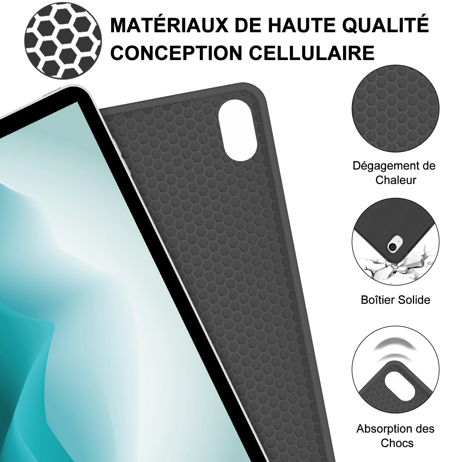 Carcasa para teclado con teclado táctil para iPad 9e/8e/7ª generación de 10,2 pulgadas, funda de teclado Bluetooth desmontable con soporte para iPad 2021/2020/2019 10.2"/Air 3 2019/Pro 10.5 2017