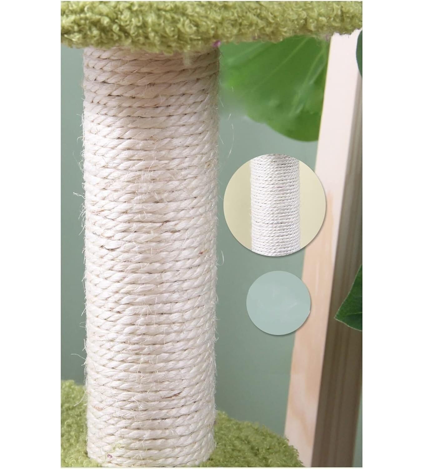 Katzenbaum Kratzbaumturm, Kratzbäume, Zweifarbig, Dreischichtig, Katzenklettergerüst, Katzentoilette, Katzensprungplattform Möbel
