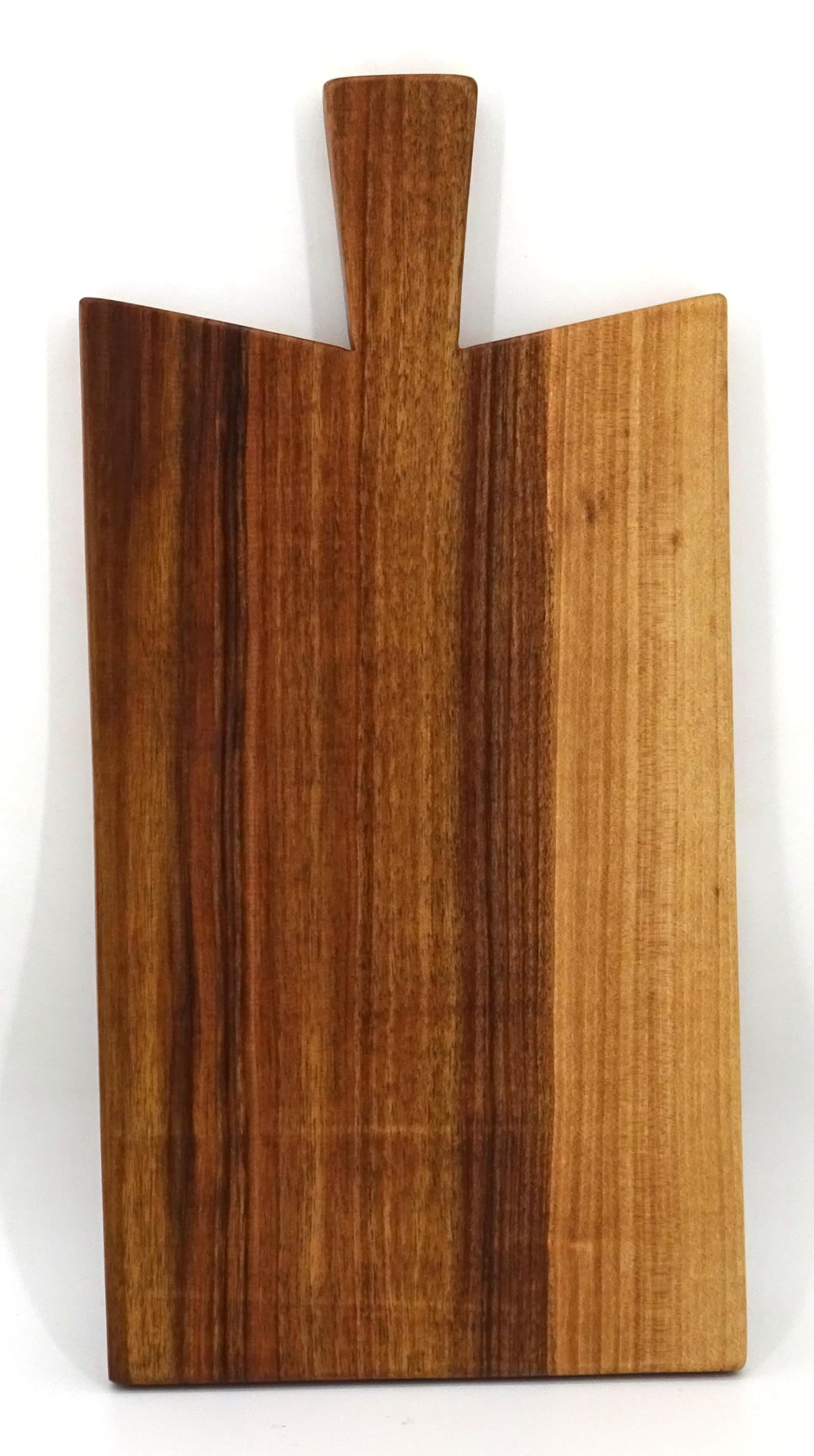 Premium XXL Schneidebrett aus massivem unverleimtem Walnuss-Holz - Küchenbrett mit Griff - Tranchierbrett und Servierbrett für Küche - Made in Germany – Handarbeit – extra groß – Walnuß
