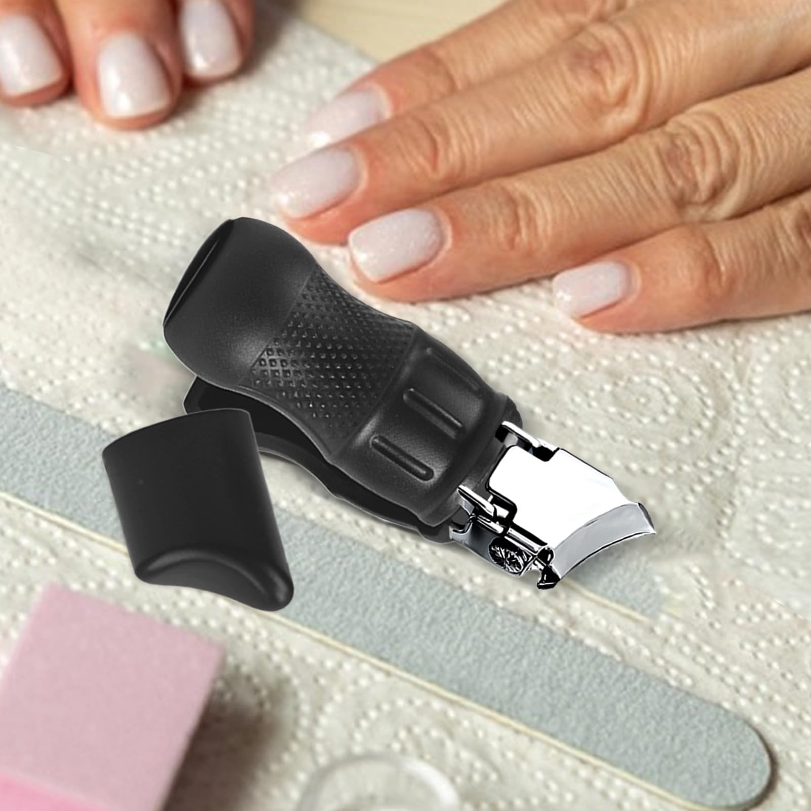 Nail Clippers Angle Nail Clippers Heavy-Duty Precision Trimmer Cutter Ergonomic for Elderly Men Women Home Salon Pedicure