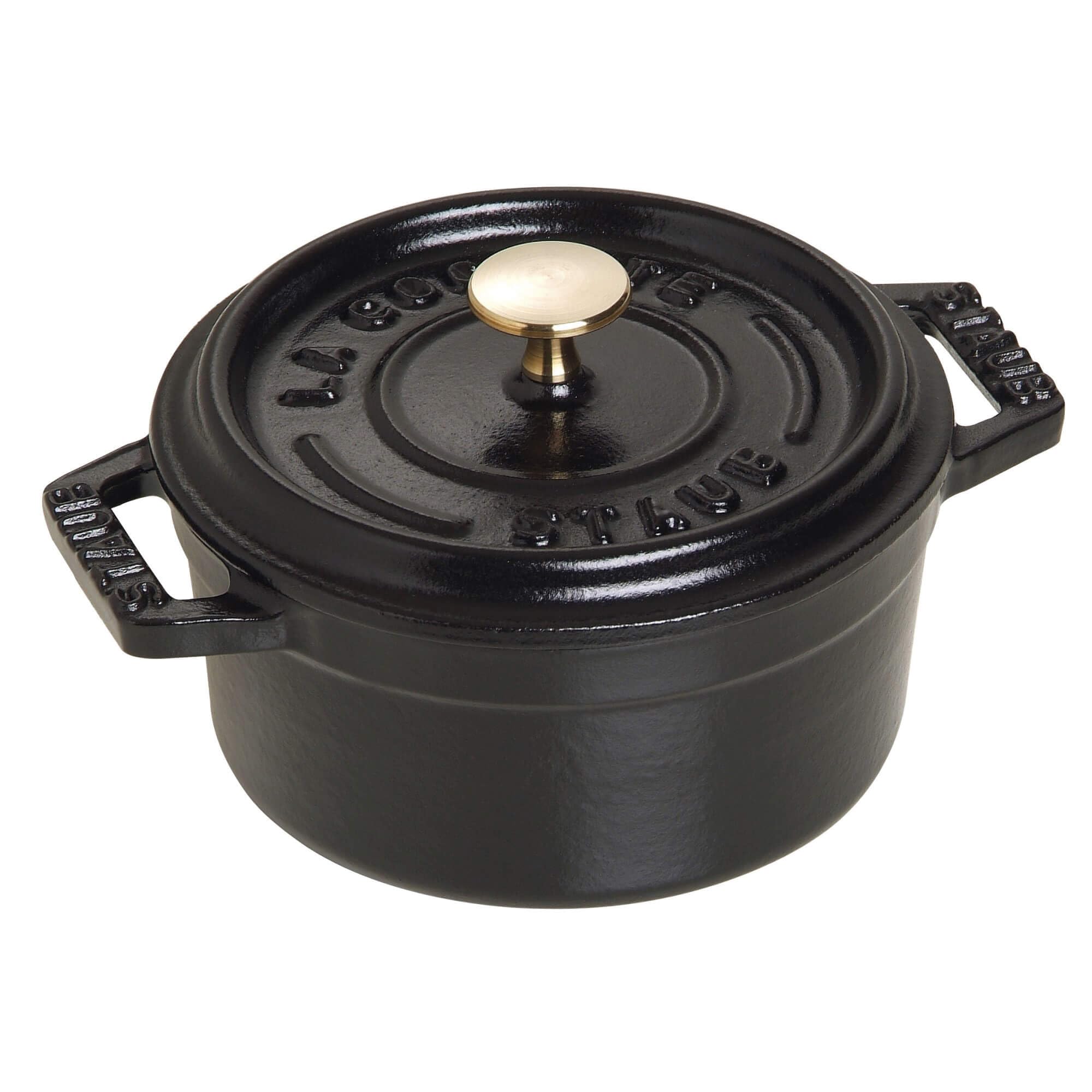 ストウブ(Staub) ミニピコ ココットラウンド ブラック 10cm