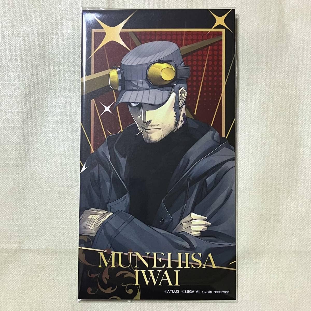 ペルソナ5 トレーディング缶バッジ コープ ver 岩井宗久 主人公 トレーディングバッジコレクション ペルソナ5 vol.2 コープver