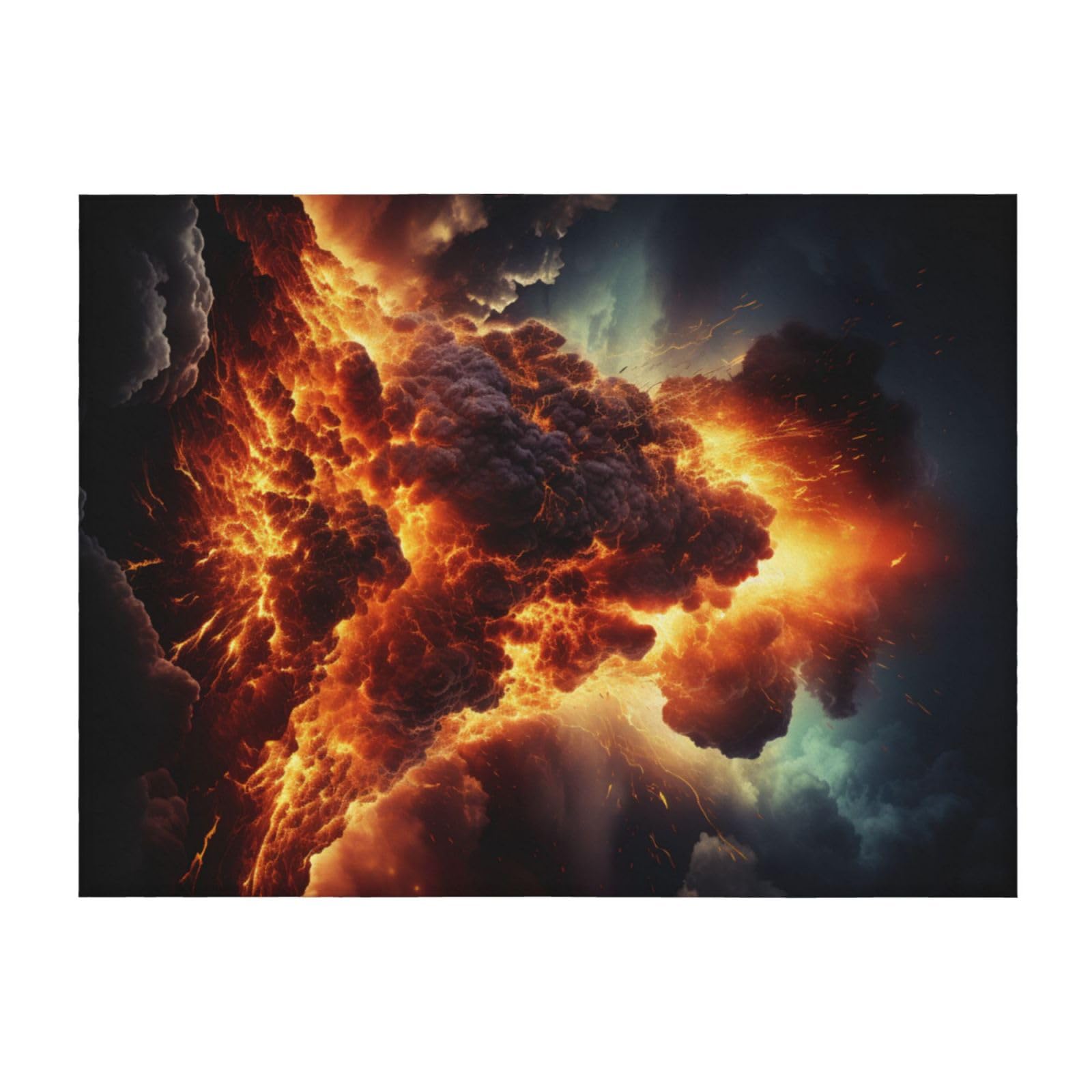 Couverture légère Volcano pour lit afin de ne plus avoir trop chaud