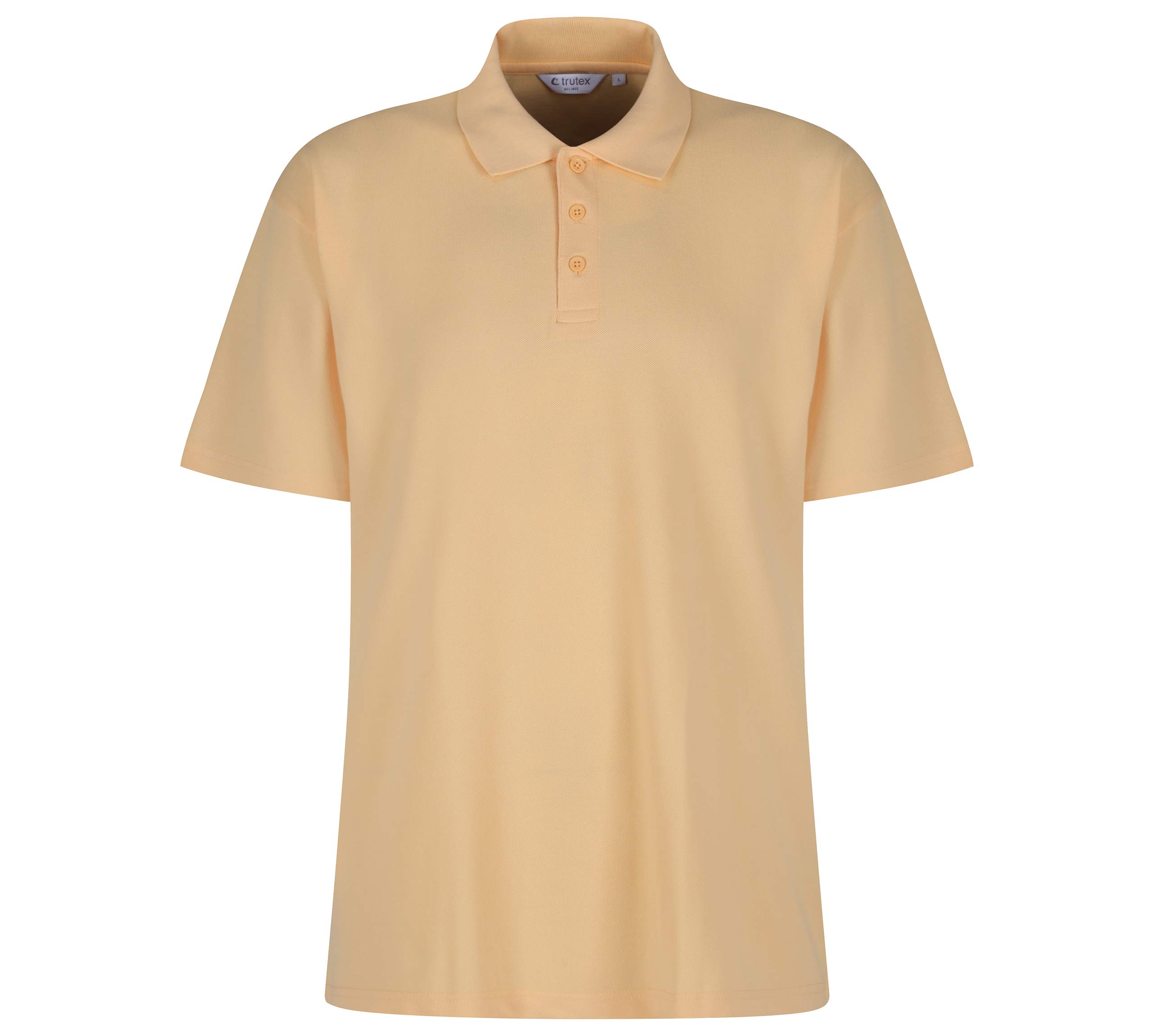 Trutex Unisex Short Sleeve Polo Shirt, Gold, 16+ Years (Manufacturer Size: XXX-Large)