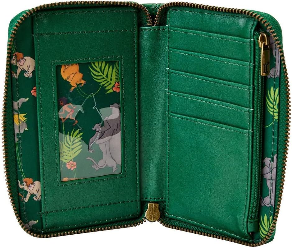 Loungefly Disney Jungle Book Faux Leather Zip Around Wallet