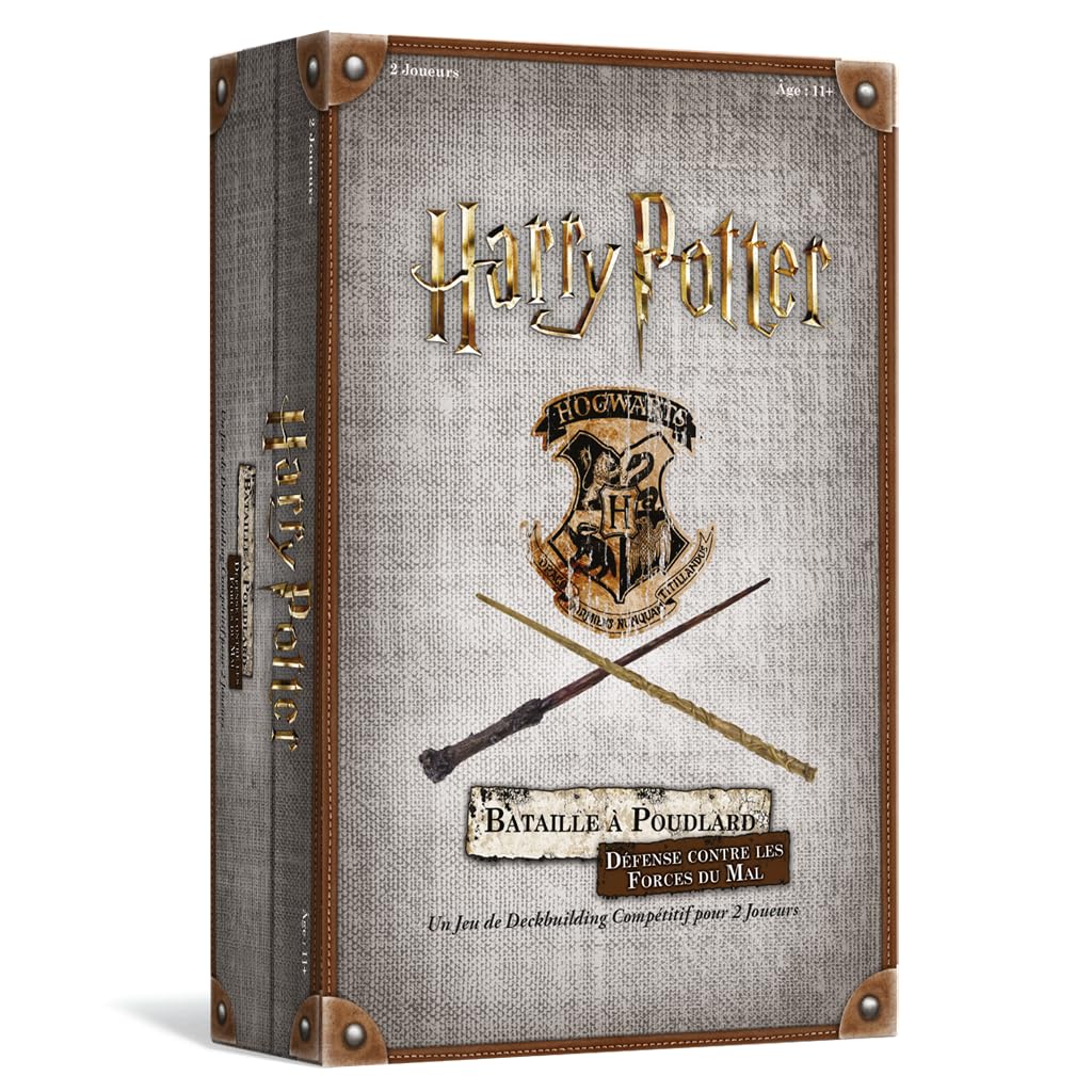 Asmodee USAopoly | Harry Potter Hogwarts Battle: Defense Against the Forces of Evil | Competitive deckbuilding game for 2 players
