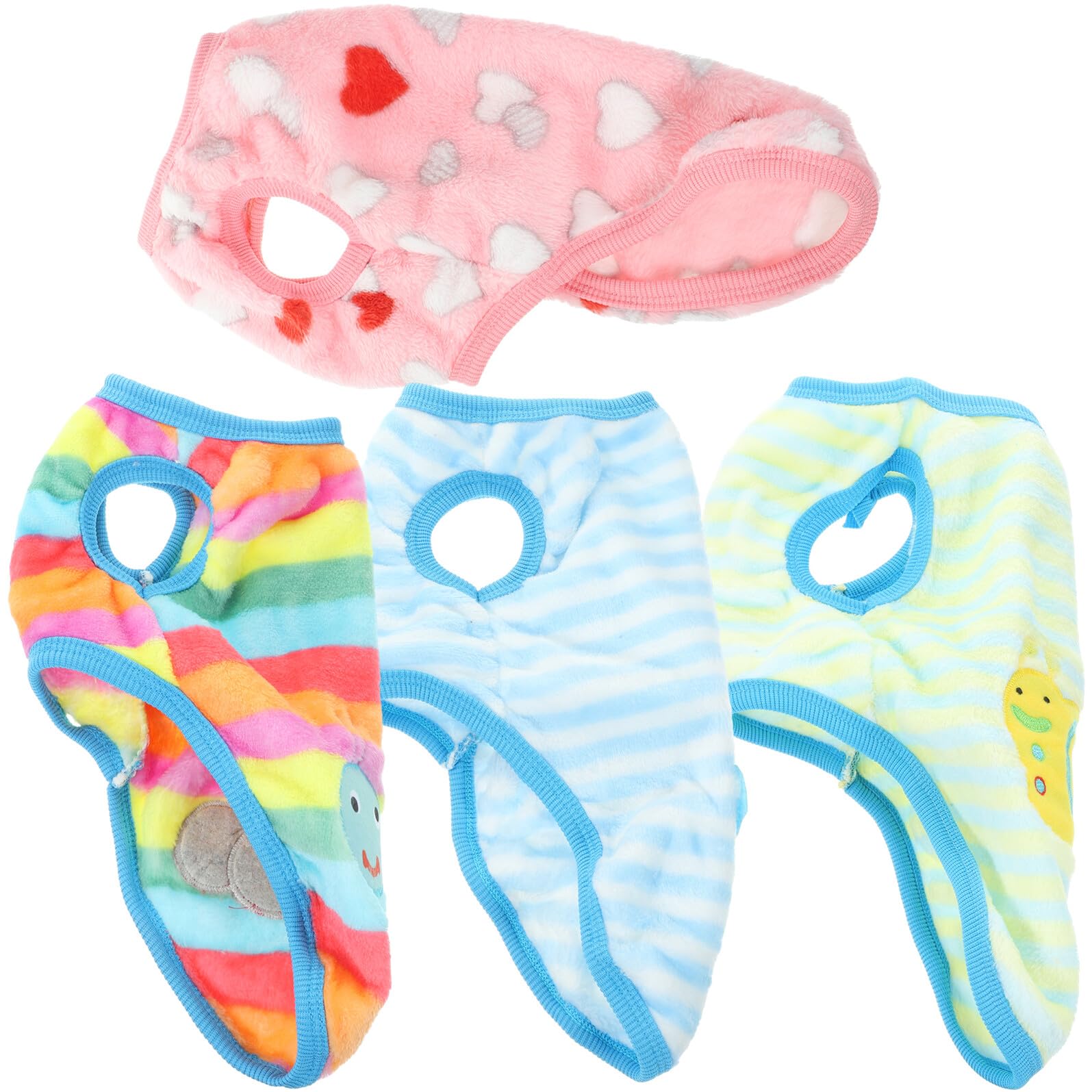 Gilets pour petits chiens sans manches contre le froid taille L en flanelle