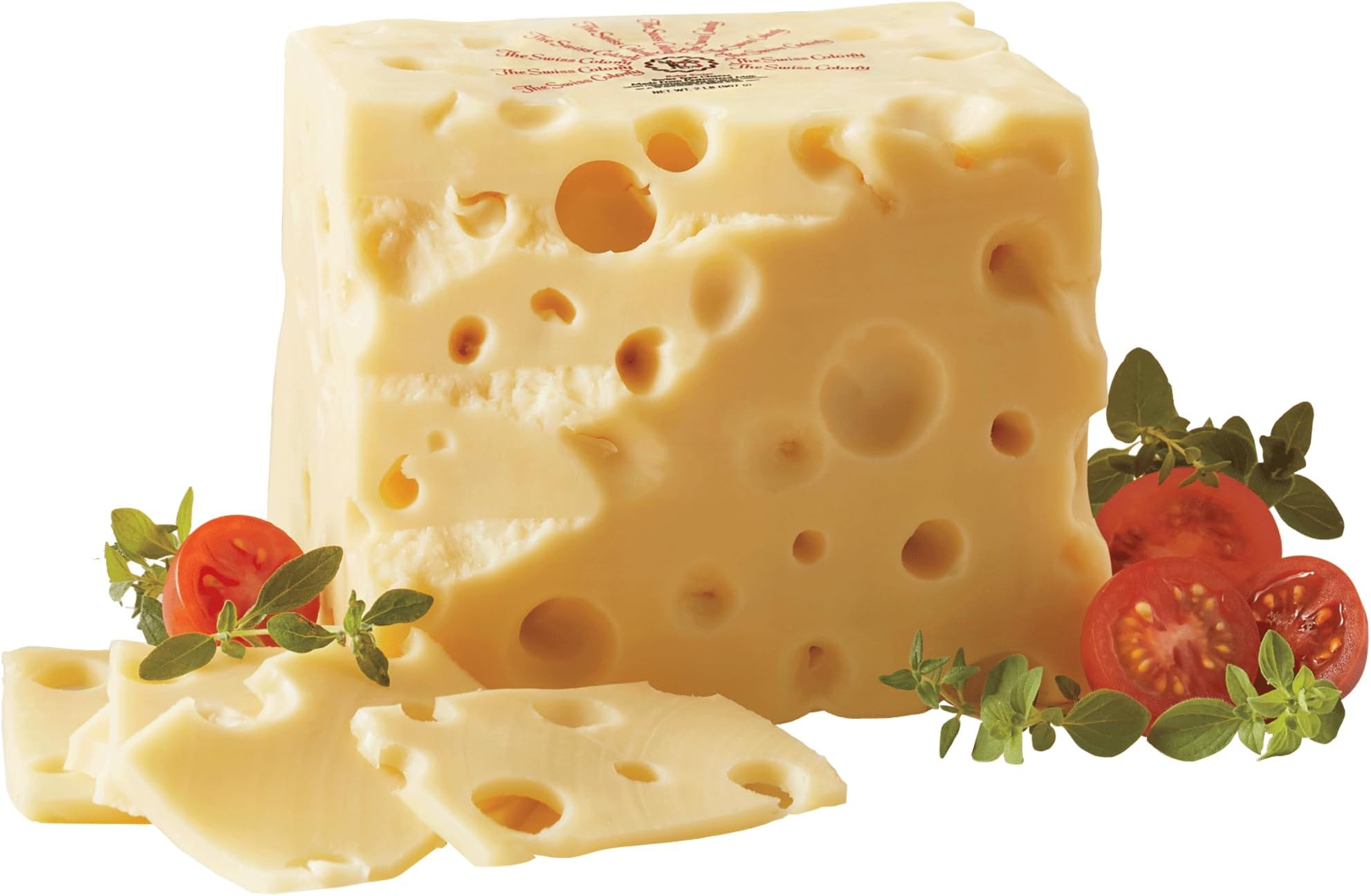 - Big Baby Swiss Cheese – Handcrafted Swiss Cheese Block with Buttery Rich Flavor and Creamy Smoothness, 1 lb. 2 oz. Food Gift for Holidays and Cheese Snacks