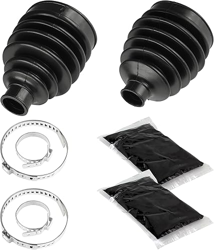 Caltric Kit de arranque CV interior y exterior del eje delantero compatible con Polaris Scrambler 500 4x4 2011-2012