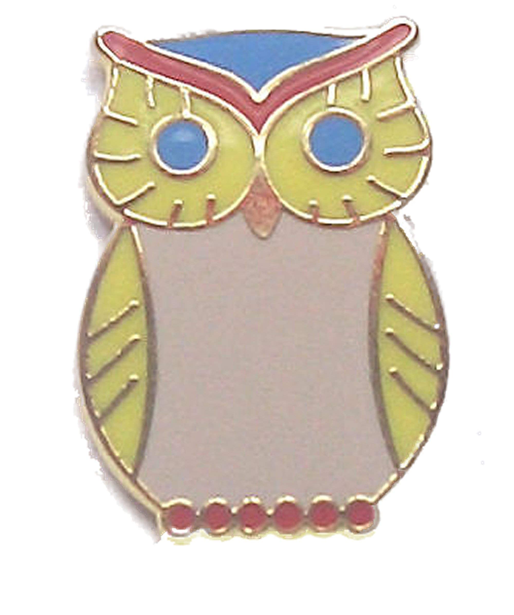 Smartbadge® Wise Owl Bird Of Prey Hard Quality enamel lapel pin badge