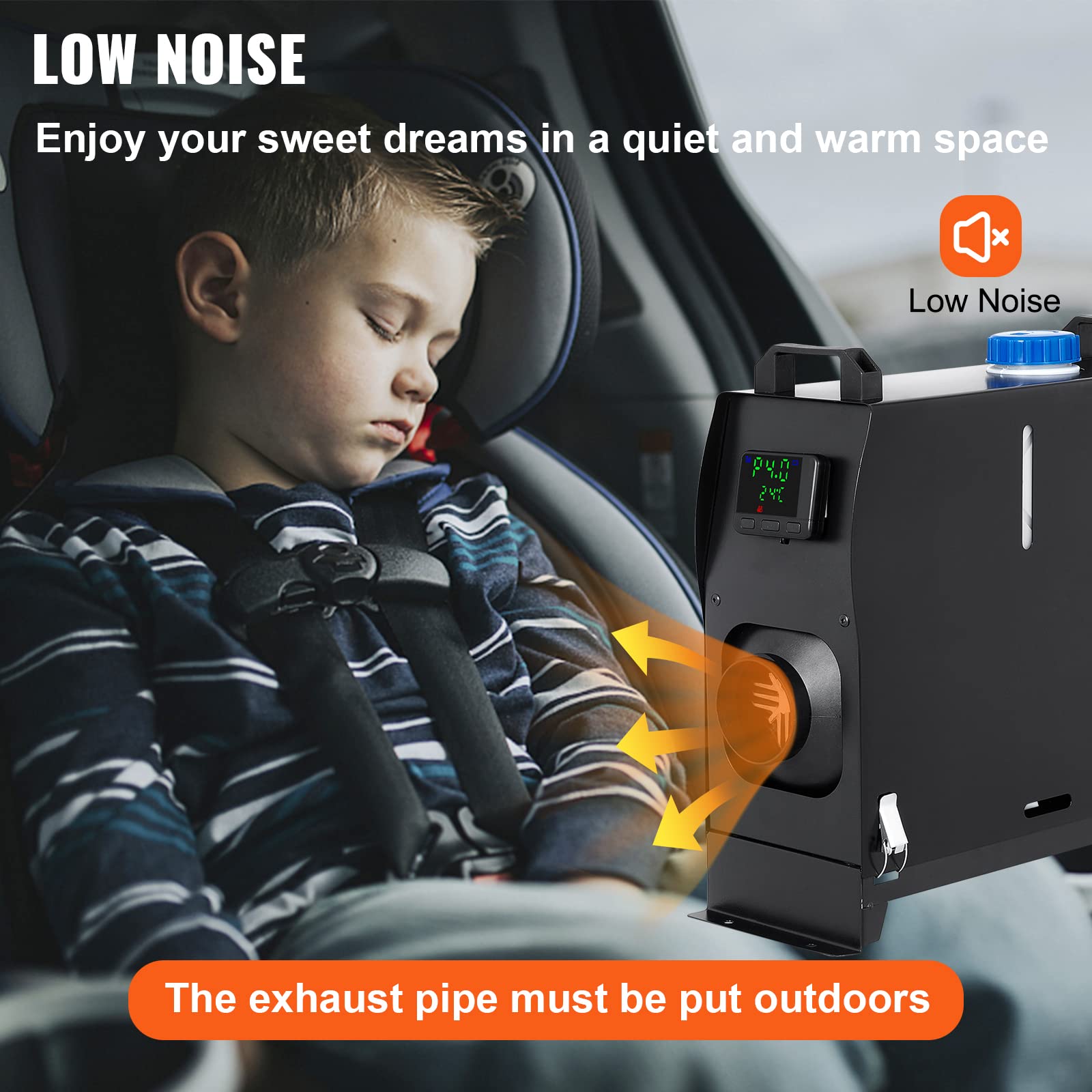 Chauffage De Stationnement à Air Diesel Pour Voiture, 12V 24V, 5kw-8kw, Télécommande + Interrupteur LCD, Harnais, Bateau, Camion, Accessoires