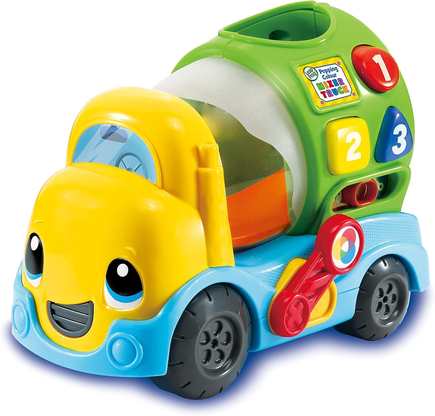 601903 Popping Colour Mixer Truck Learning Baby Toy Educational Musical Shape Sorter, Sounds Babies & Toddlers from 6 Months+, Boys & Girls