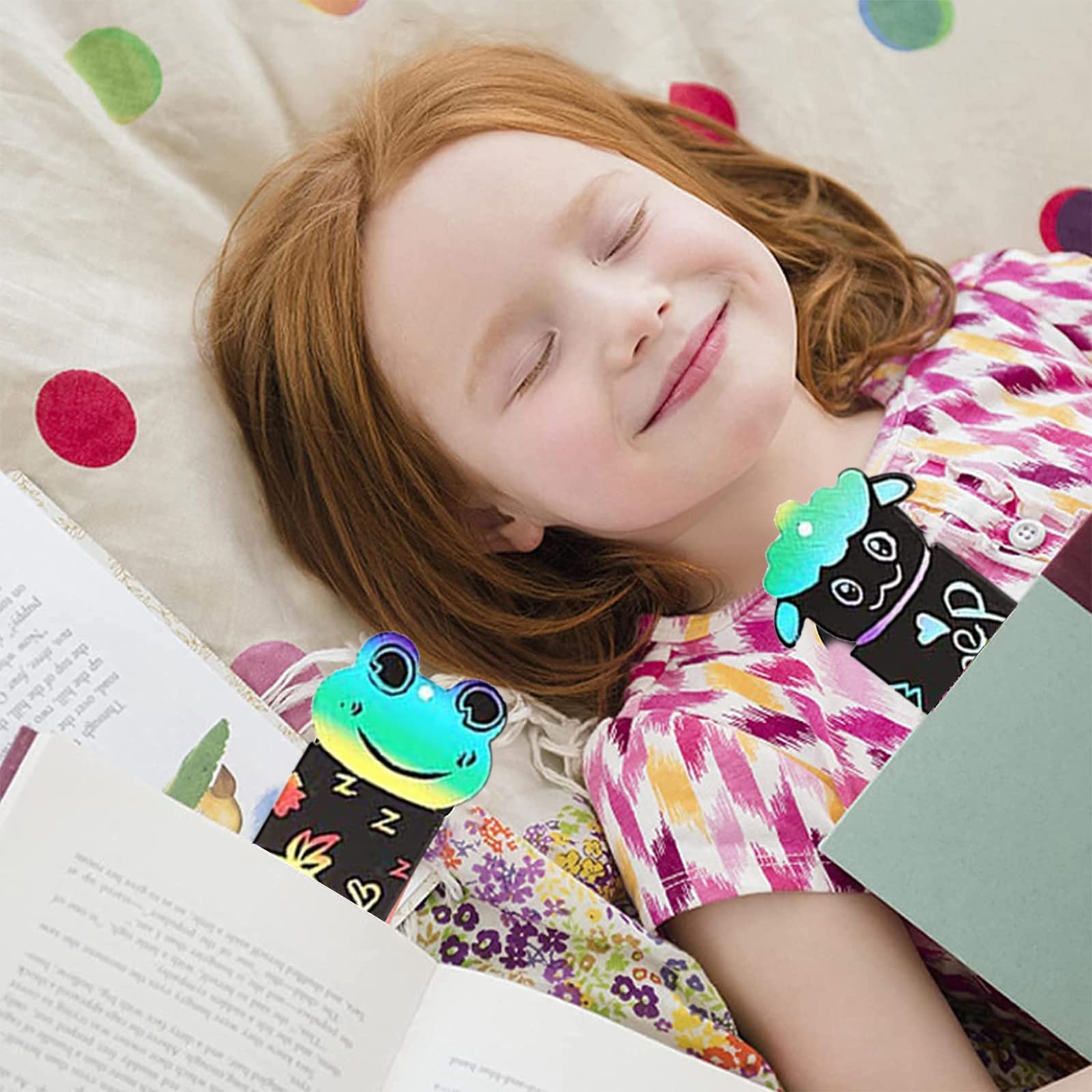 Marcadores libros 30 Piezas Papel Rascar Diseño Animales Regalo Cumpleaños Niños
