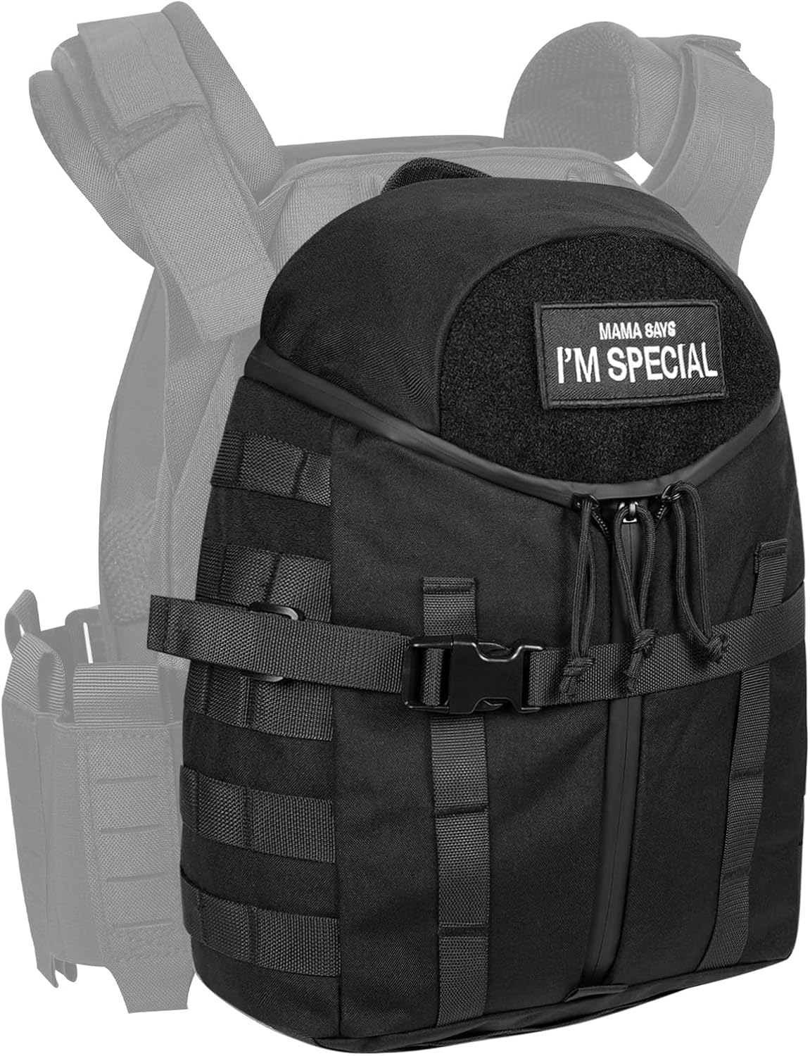Tatical Helmet Backpack,Warrior Assault Systems Large Helmet Bag Cargo Molle Head Protection Kit Pack (BK)