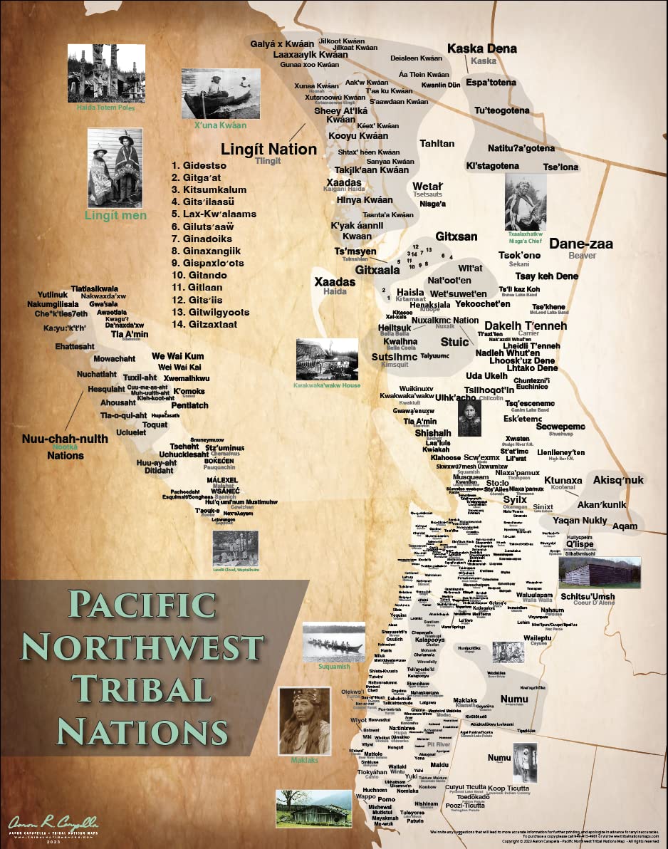 Tribal Nations Maps Pacific Northwest