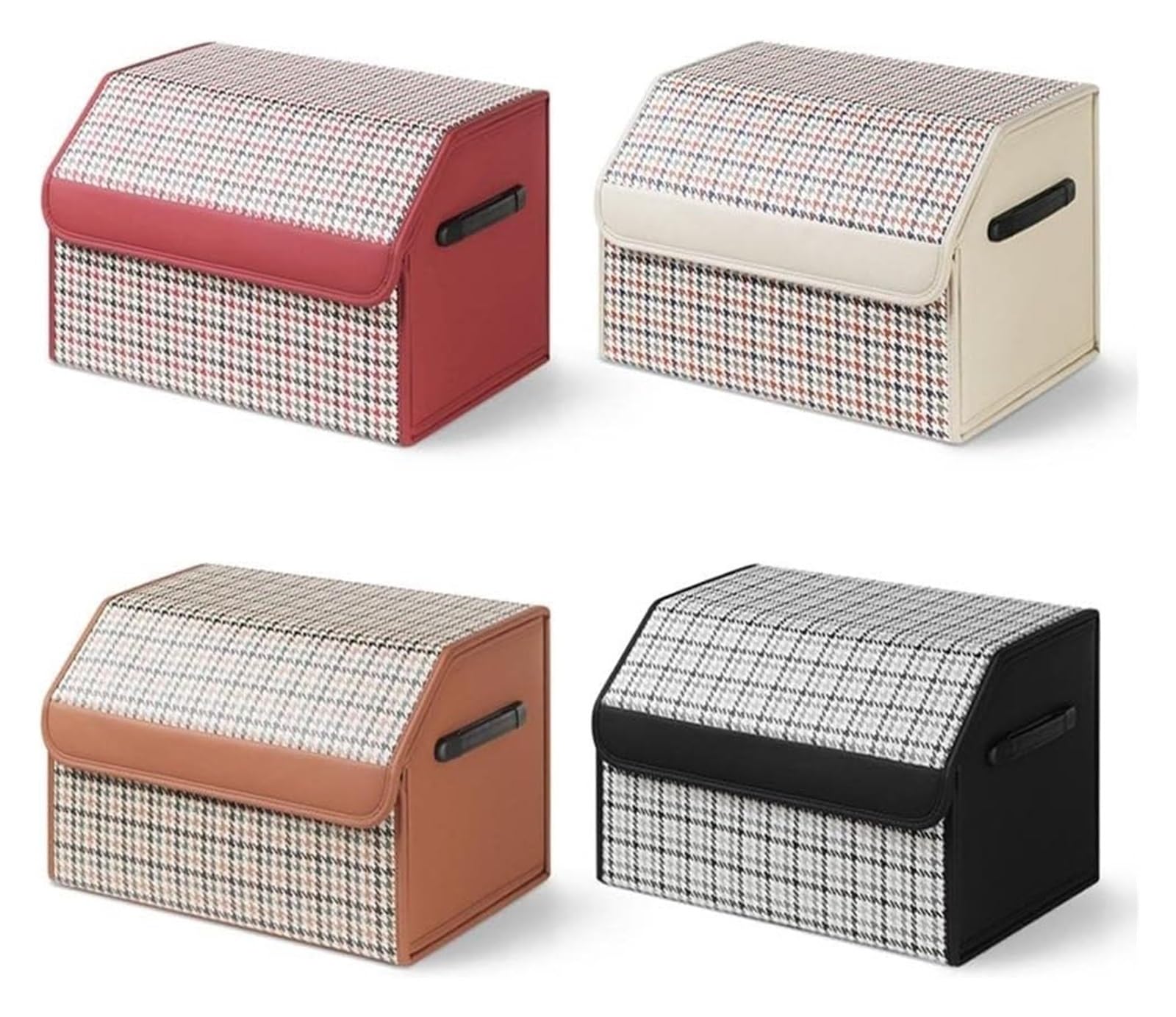 Organizery Bagażnika Skórzane Auto z Uchwytami(White)