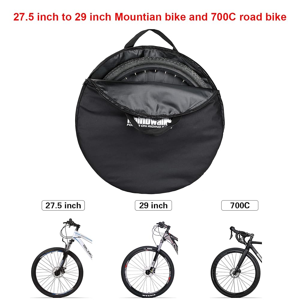 Borsa Trasporto Ruote Bici 29 Pollici - Custodia Morbida Per Mountain Bike E Strada - Foto 11