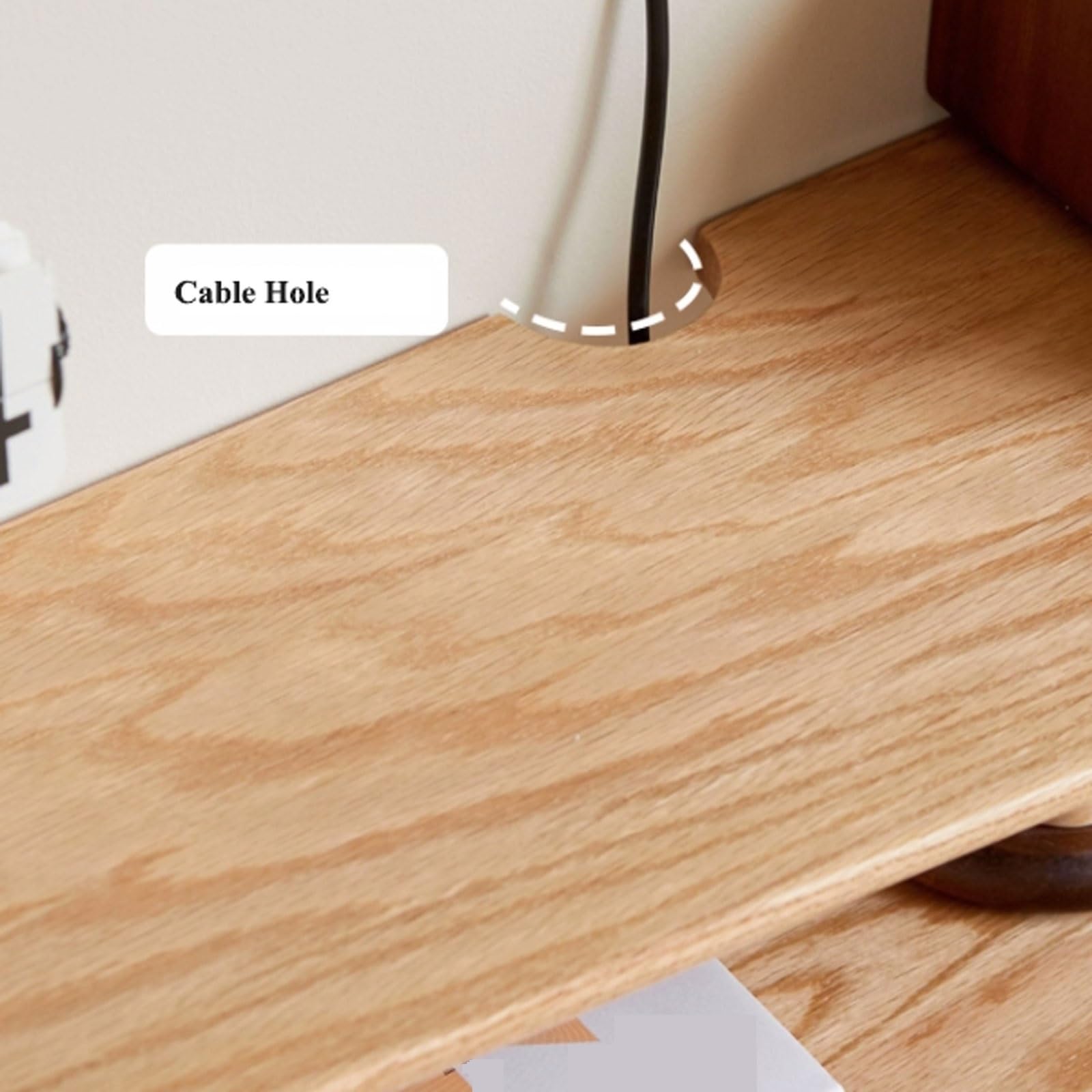 Mueble de TV Soporte flotante de madera de haya for TV montado en la pared de 59 pulgadas, estante flotante estrecho for TV, estante de madera for consola multimedia for almacenamiento debajo del tele