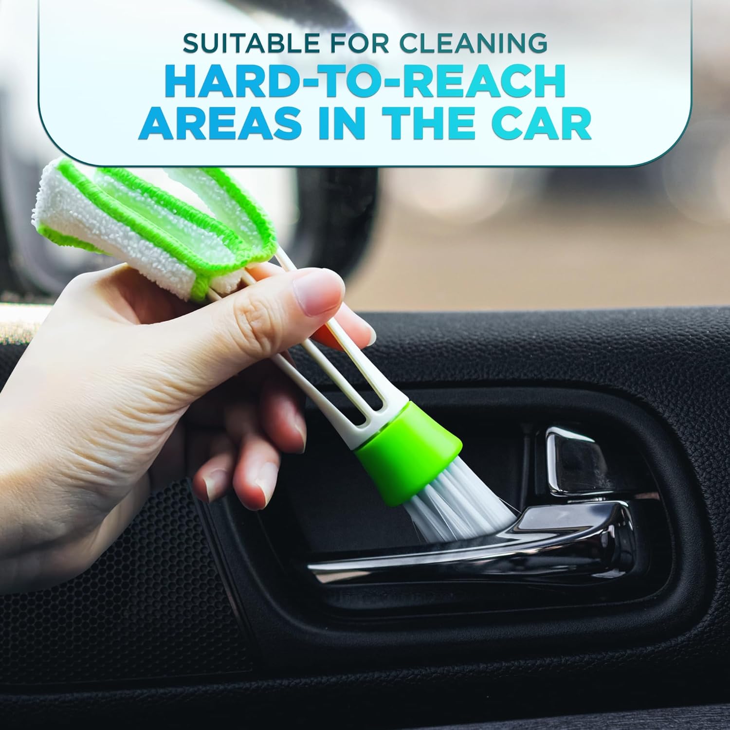 Multifunction Cleaning Brush Car Interior Cleaner - Car Seat Cleaner for Car Detailing Brush Set Home Cleaning Supplies- Car Brush Interior Cleaner Vent Brush Auto Detailing Tools & Accessories 6 Multifunction Cleaning Brush Car Interior Cleaner - Car Seat Cleaner for Car Detailing Brush Set Home Cleaning Supplies- Car Brush Interior Cleaner Vent Brush Auto Detailing Tools & Accessories