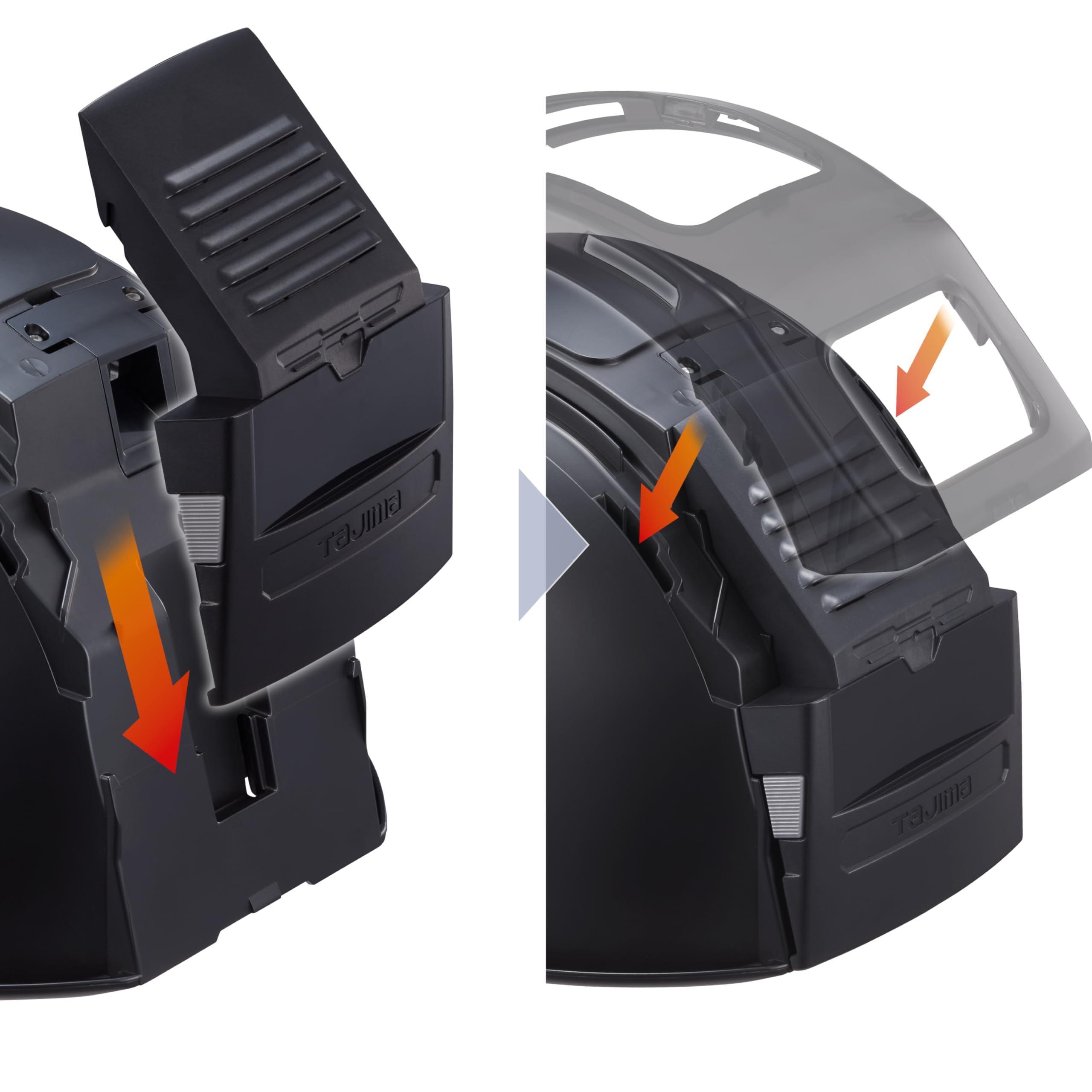 Amazon.co.jp: タジマ ヘルメット専用 セフメット リアカバー
