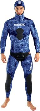 SEAC Ghost Jacket 3mm Ultrastretch Neoprene with Hood for Freediving and Spearfishing